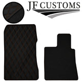 TAN DIAMOND STITCH VINYL 4X TAILORED FLOOR CARPETS FOR HONDA LEGEND 06-21  JF1