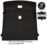RED STITCH ROOF HEADLINING LUXE SUEDE COVER FITS SKYLINE R34 GTR GT-T 98-02
