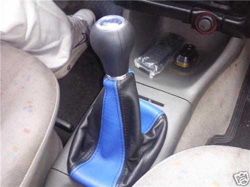 FITS VW GOLF Mk2 Mk3 POLO PASSAT B4 LEATHER GAITER NEW 2TONE CUSTOM NEW