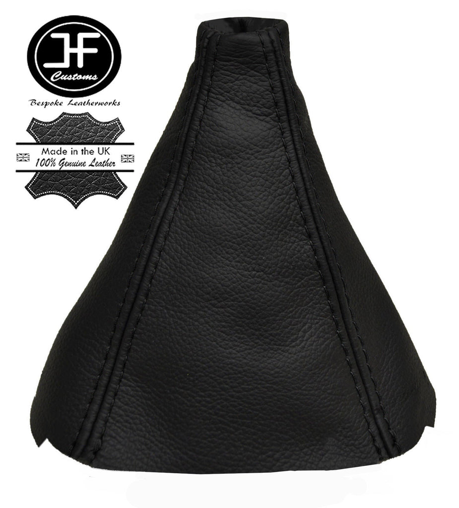 BLACK STITCHING FITS FORD FIESTA 2014+ ONWARDS LEATHER GEAR STICK GAITER COVER