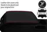 RED STITCHING ARMREST LID REAL LEATHER COVER FITS KIA NIRO 2016-2019 CUSTOM NEW