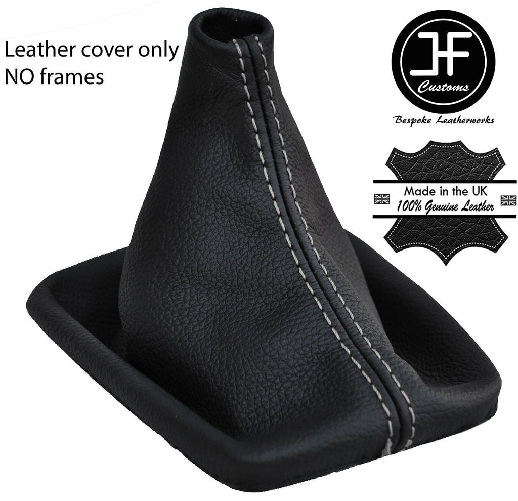 GREY STITCHING REAL LEATHER MANUAL GEAR GAITER FITS BMW 3 SERIES E30 1982-1991