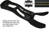 YELLOW STITCH CENTER CONSOLE SKIN COVER FITS ALFA ROMEO GTV SPIDER 916 PHASE 2