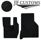 D BLUE DIAMOND STITCH VINYL 4XTAILORED FLOOR CARPET FOR VOLVO FH13 12-20  JF1