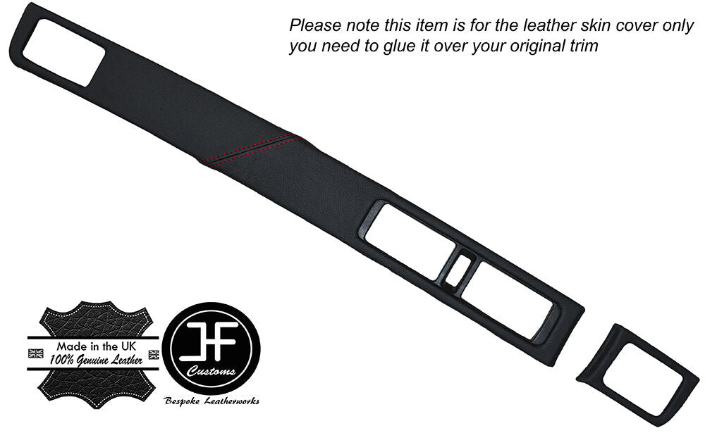 RED STITCH DASH DASHBOARD TRIM LEATHER COVER FITS HONDA CIVIC MB2 MC 95-01