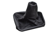 FITS MERCEDES C CLASS W203 S210  GAITER LEATHER SHIFT BOOT BLACK DOUBLE STITCH