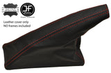 RED  STITCH LEATHER HANDBRAKE GAITER FITS VW T4 TRANSPORTER CARAVELLE 90-03