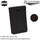 FOR 911 PORSCHE 997 CARRERA 987 BOXSTER RED STITCH FUSE BOX LID LEATHER COVER