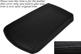 BLACK STITCH LEATHER ARMREST SKIN COVER FITS PEUGEOT 3008 2009-2014 CUSTOM NEW