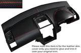 RED STITCH DASH DASHBOARD LEATHER SKIN COVER FITS VW TOURAN 2003-2010 CUSTOM NEW