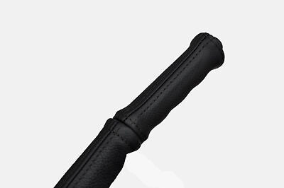 black stitch FITS VAUXHALL OPEL NOVA 82-93 LEATHER HANDBRAKE HANDLE COVER
