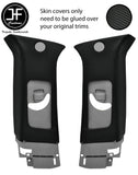 BLACK STITCH 2X UPPER B PILLAR CARBON VINYL COVER FOR MITSUBISHI LANCER EVO 10