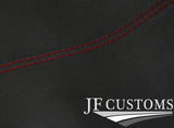 D RED STITCH D GREY SUEDE ROOF HEADLINER COVER FOR ALFA ROMEO GIULIETTA 10-16