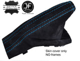 BLUE STITCH REAL SUEDE HANDBRAKE GAITER FITS VAUXHALL OPEL ASTRA MK5 H 04-09