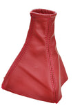 FITS VAUXHALL OPEL VECTRA C SIGNUM 2002-2009 GEAR GAITER LEATHER RED CUSTOM NEW