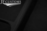 BLACK STITCH LEATHER RADIO SURROUND COVER FITS MAZDA MX5 MK1 MIATA 94-97