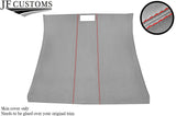 RED STITCH ROOF HEADLINING LIGHT GREY LUXE SUEDE FOR FORD MUSTANG COUPE 05-09
