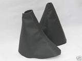FITS CITROEN C5 GREY GENUINE LEATHER GEAR AND HANDBRAKE SET CUSTOM NEW