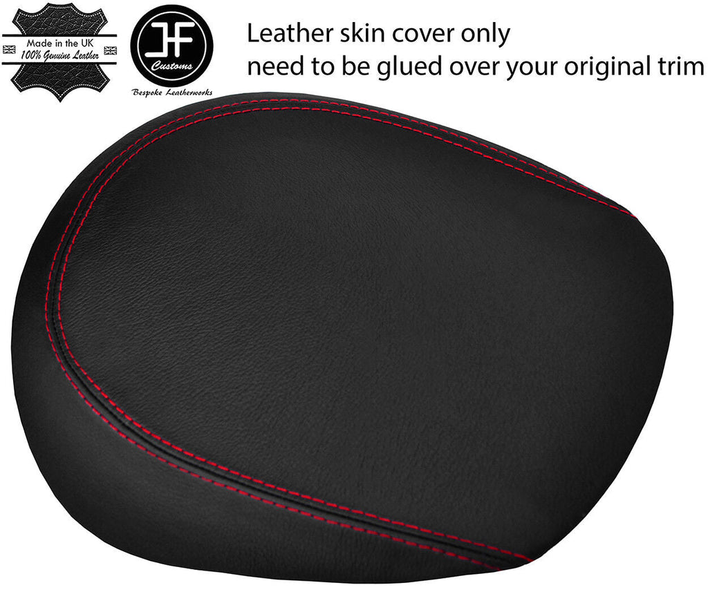 RED STITCHING SPEEDO HOOD REAL LEATHER COVER FITS VAUXHALL OPEL MOKKA 12-18