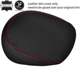RED STITCHING SPEEDO HOOD REAL LEATHER COVER FITS VAUXHALL OPEL MOKKA 12-18