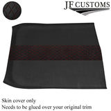 DSG2 DARK RED STITCH D GREY LUXE SUEDE HEADLINER COVER FOR ROVER 25 MG ZR 99-05
