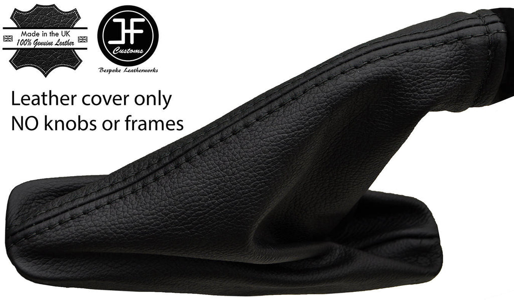 BLACK STITCH LEATHER HANDBRAKE GAITER FOR LAND ROVER FREELANDER 2 LR2 06-14