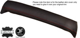 RED STITCH TOP REAR ROOF LINER PANEL LEATHER COVER FITS MG MGB GT CLASSIC