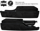 BLACK STITCH CENTRE CONSOLE SIDE TRIM SUEDE COVER FITS NISSAN 300ZX Z32 90-96