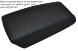 BLUE STITCHING LEATHER ARMREST SKIN COVER FITS VOLVO S60 2000-2004 CUSTOM NEW