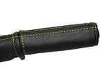 yellow stitch FITS MINI CLASSIC COOPER AUSTIN MORRIS HANDBRAKE HANDLE COVER