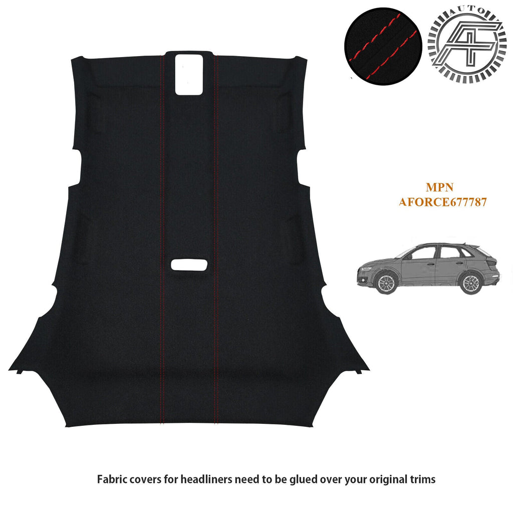 LUXE SUEDE HEADLINER FITS AUDI Q3 2012-2016 MADE IN UK