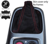 RED STITCHING REAL SUEDE MANUAL GEAR GAITER FITS HONDA S2000 1999-2009
