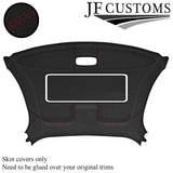D RED STITCH D GREY SUEDE SUNROOF HEADLINER COVER FOR MAZDA RX7 FD3S 92-02