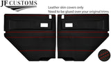 RED STITCH LEATHER COVERS FOR DEFENDER 110 83-06 INTERIOR REUPHOLSTERY DOOR KIT