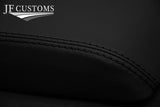 BLACK STITCHING TOP-GRAIN LEATHER ARMREST LID COVER FITS VOLVO V50 04-08
