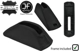 BLACK STITCH STANDARD HANDBRAKE BASE + LEATHER COVER FOR VW GOLF MK2 MKII 82-91