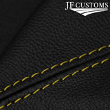 YELLOW STITCH LEATHER GEAR GAITER FITS VAUXHALL OPEL VX220 SPEEDSTER 00-07