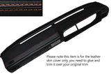 ORANGE STITCH DASH DASHBOARD LEATHER SKIN COVER FITS VW SCIROCCO MK1 74-80