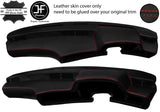 RED STITCHING DASH DASHBOARD LEATHER COVER FOR BMW 6 SERIES  E24 HIGHLINE L6