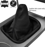 BLACK STITCH TOP GRAIN LEATHER MANUAL GEAR GAITER FITS NISSAN PATHFINDER 05-12