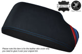 TRI STRIPES BLUE STITCH ARMREST COVER FOR BMW 4 SERIES F32 F33 F36 F82 F83 13-16