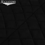 DSG2 BLACK STITCH LUXE SUEDE HEADLINER COVER FOR MITSUBISHI LANCER EVO 7 8 9