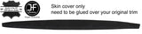 BLACK STITCH DASH DASHBOARD TRIM SUEDE COVER FOR BMW 1 SERIES E81 E82 E87 E88