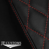 DARK RED DIAMOND STITCH LEATHER COVER FITS RANGE ROVER L494 2013-2021 CUSTOM NEW