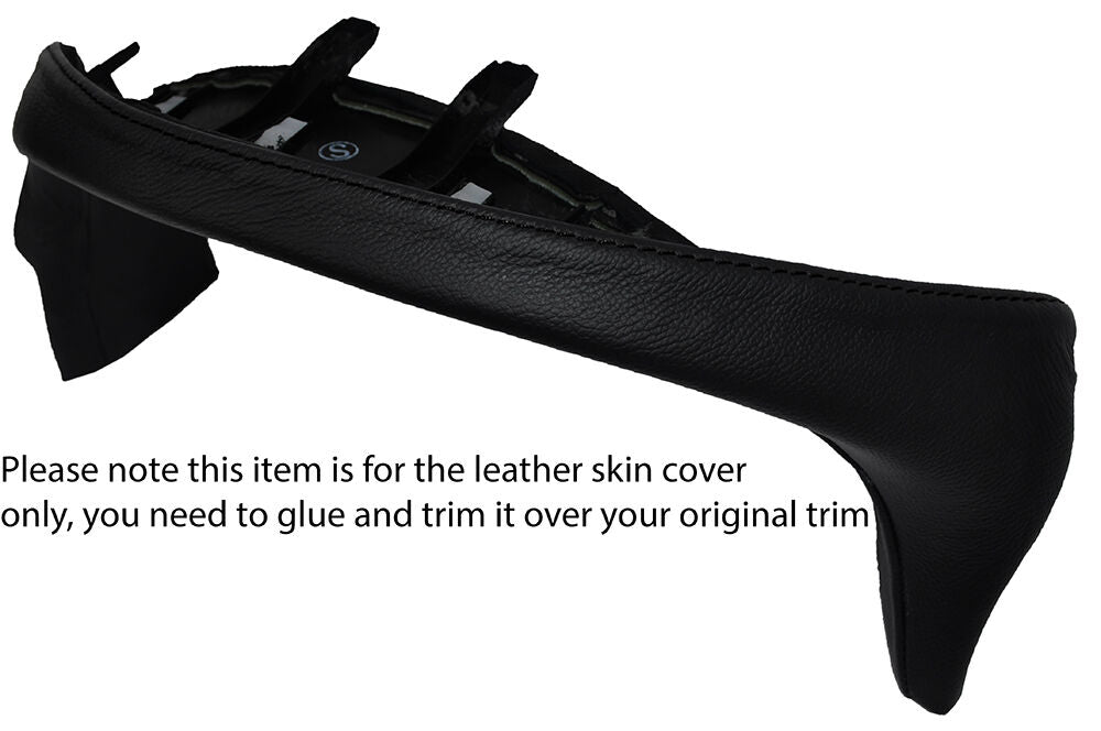 BLACK STITCH SPEEDO SURROUND LEATHER SKIN COVER FITS LEXUS GS 450H 2012-2015