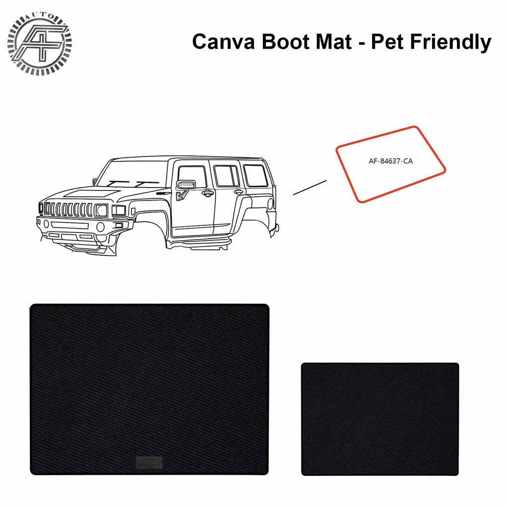 FOR HUMMER H3 2006-2010 DOG FRIENDLY TRUNK / BOOT CANVA MAT/CARPET CAT/DOG
