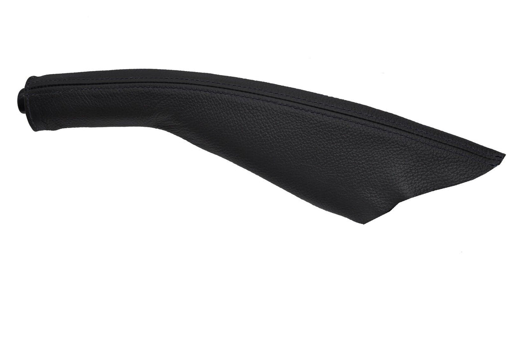 black stitch FITS VW CADDY MK2 1995-2003  VAN HANDBRAKE GAITER BLACK LEATHER