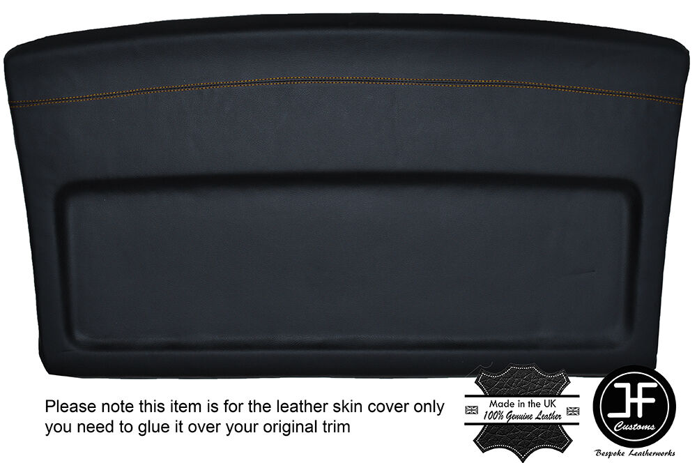 YELLOW STITCH REAR PARCEL SHELF LEATHER COVER FITS VW GOLF MK3 JETTA 91-97