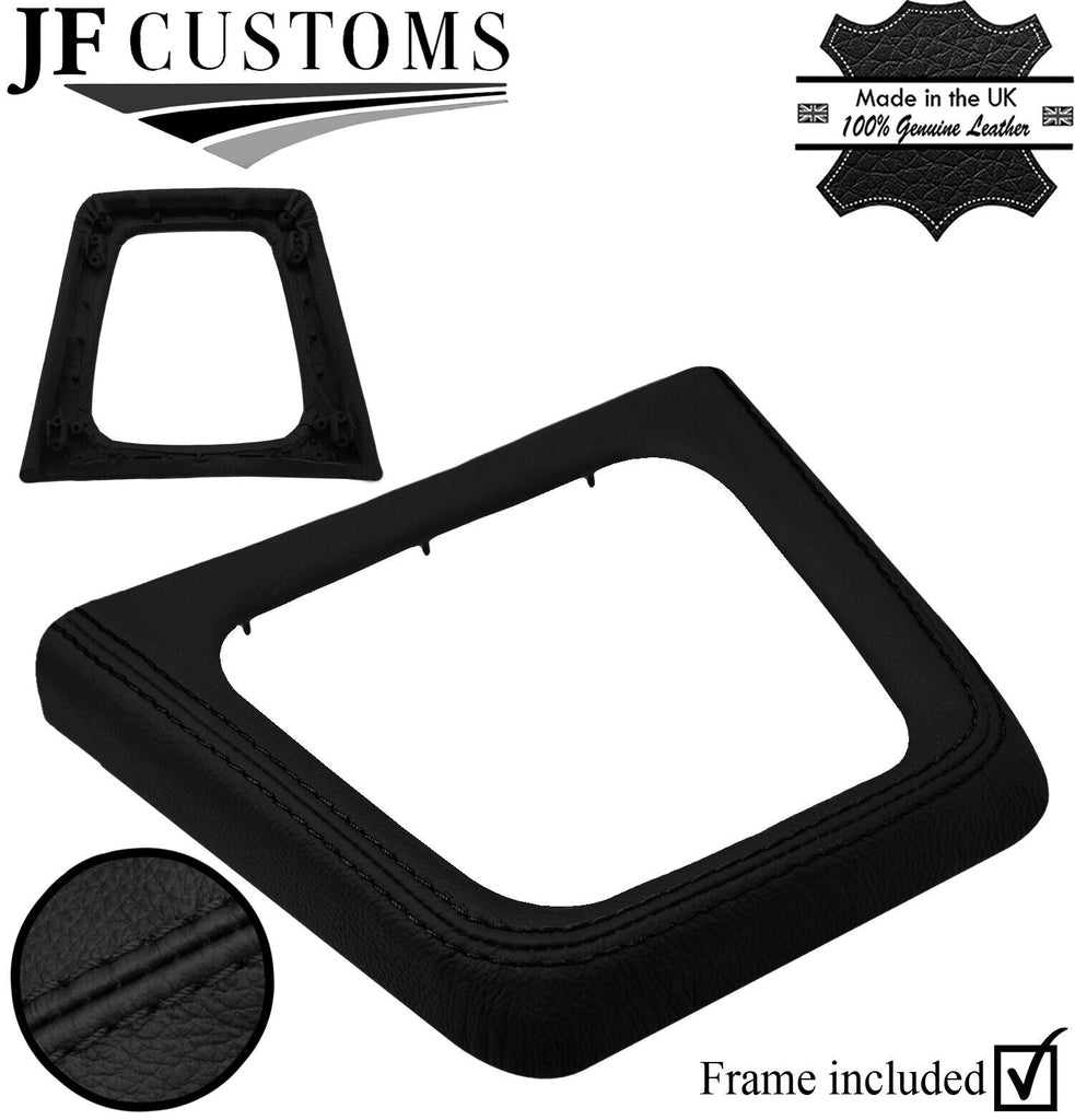 BLACK STITCH LEATHER GEAR SURROUND BASE FRAME FITS MAZDA RX7 FC3S 1986-1991