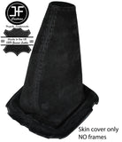 BLACK STITCH REAL SUEDE MANUAL GEAR GAITER FITS TOYOTA YARIS 2015-2018